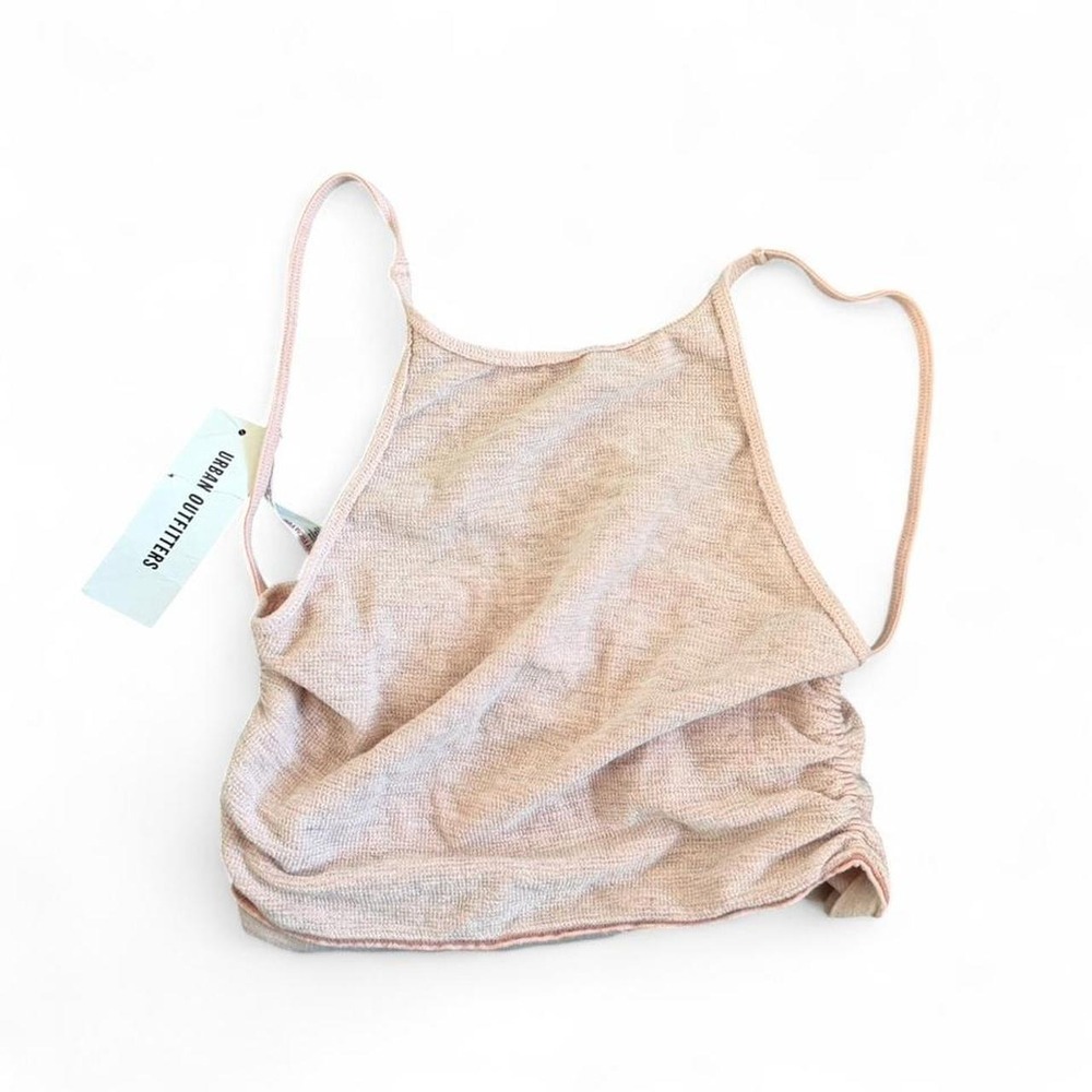 NWT Urban Outfitters runched halter top